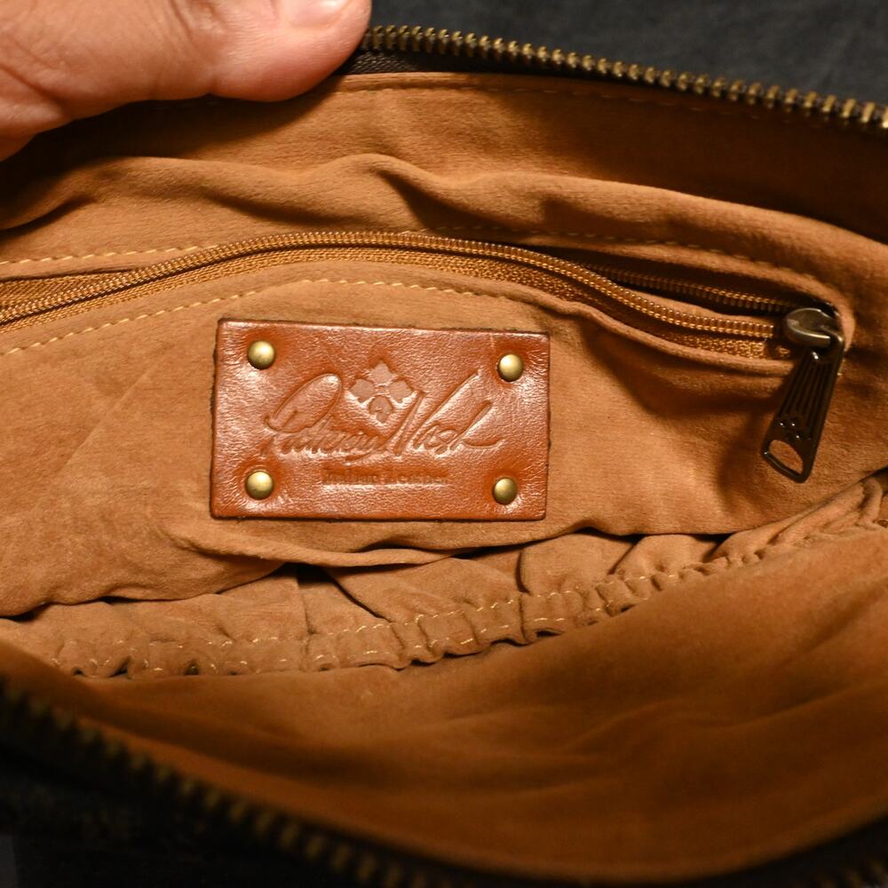 Patricia Nash Leather Crossbody European Trip Map Adjustable Strap Bag Purse - Picture 3 of 5